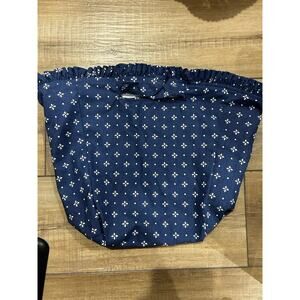 Longaberger Medium Mail box basket Liner Classic Blue